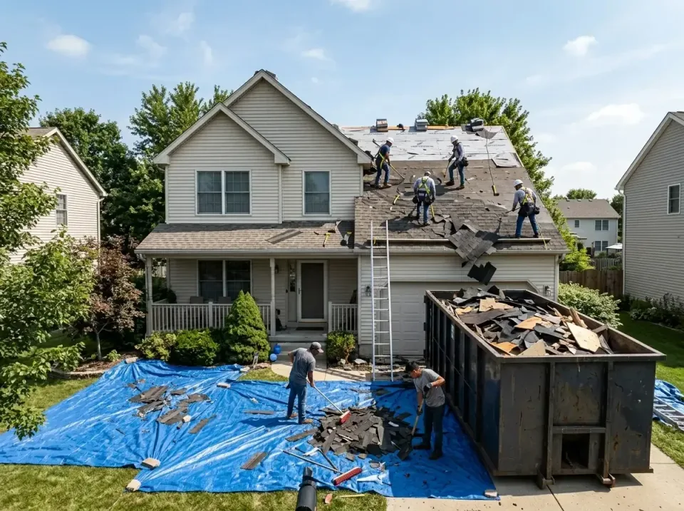 roof-replacement-debris-remova-004 — frequently asked questions, Cheapest Dumpster Rentals in Glenmoor, OH